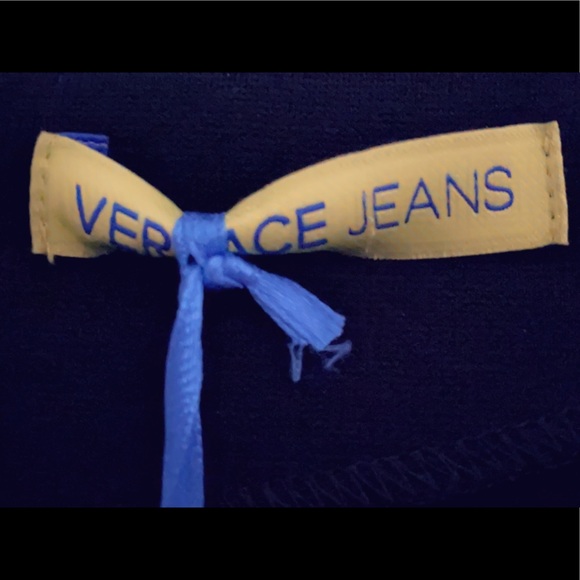 NWT Versace Jeans Black/Gold Dress Size8 - Picture 7 of 10